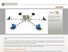 Tablet Screenshot of financiacredit.com